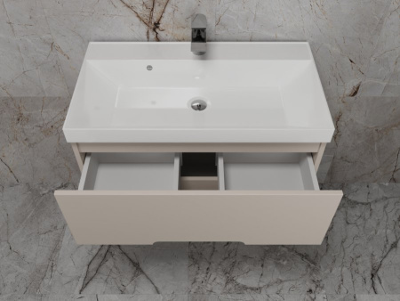 Тумба под раковину Style Line Матис 80 ЛС-00002308 крем фото