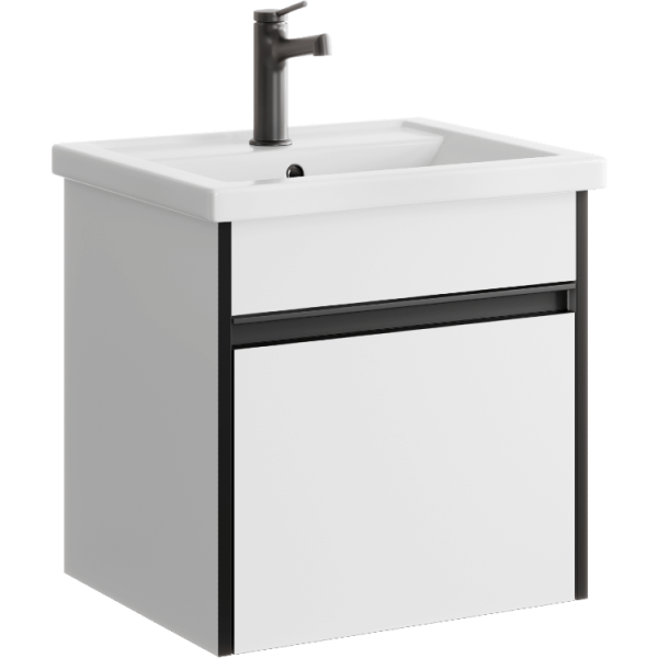 Тумба под раковину Aqwella Urban 50 URB0105W белая фото