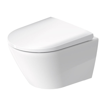 Подвесной унитаз безободковый Duravit D-Neo 45880900A1 с сиденьем фото