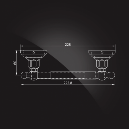 Держатель для туалетной бумаги Elghansa Praktic Chrome PRK-350 фото