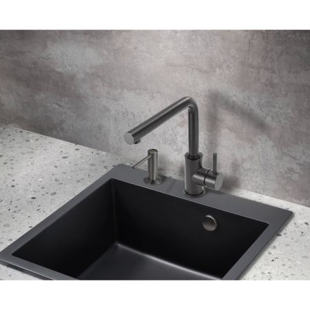 Смеситель для кухни Milacio Ultra Galar MCU.555.TB черный фото