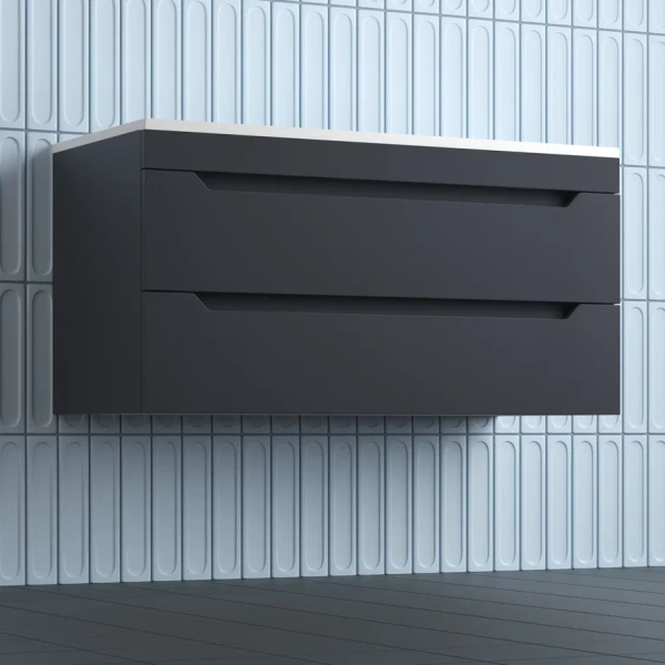 Тумба подвесная Style Line Остин 100 ЛС-00002408 графит фото