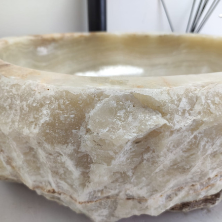 Накладная раковина из оникса Erozy Green EO-00771(45*40*15см) фото