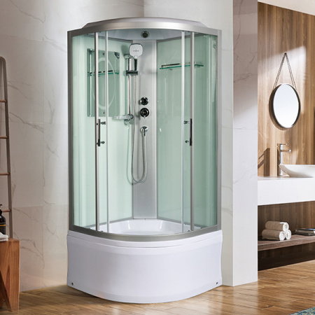 Душевая кабина Weltwasser WW500 Halle HALLE 1002 100x100 с крышей фото