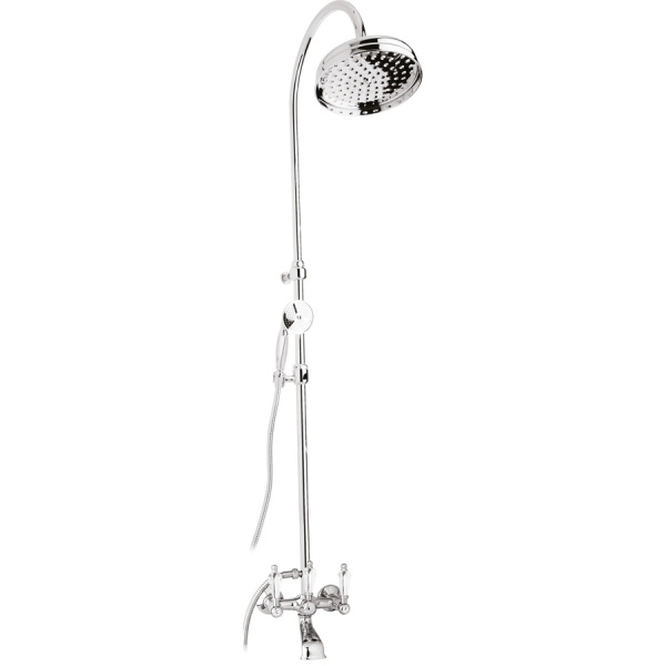 Душевая система (стойка) Cezares Diamond DIAMOND-CVD-01-Sw хром/swarovski фото