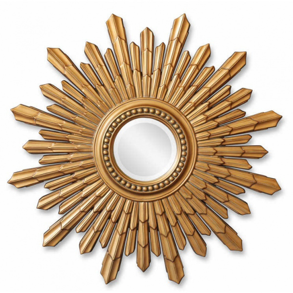 Зеркало солнце Art-Zerkalo New Solar Gold MH099DGL 103 см фото