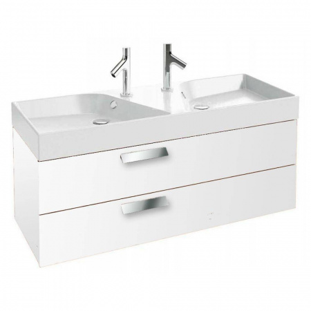 Тумба с двойной раковиной Jacob Delafon Rythmik EB1305-G1C 120 см фото