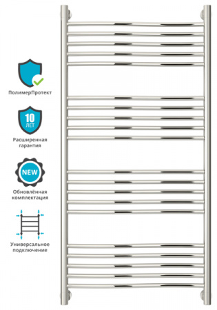 Водяной полотенцесушитель Сунержа Флюид 120x60 00-0222-1260 фото