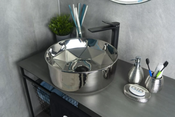 Накладная раковина GID Luxe Line D1342h014 40х40 фото