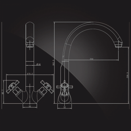 Смеситель для кухни Elghansa Praktik 5902660-Bronze фото