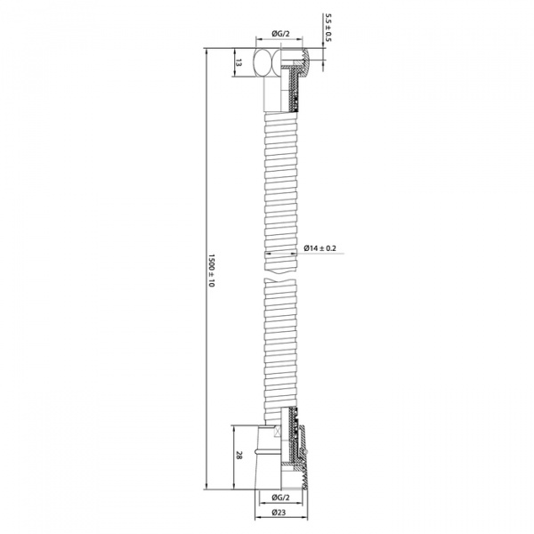 Шланг душевой Iddis Shower Hose 030S15Bi19 фото