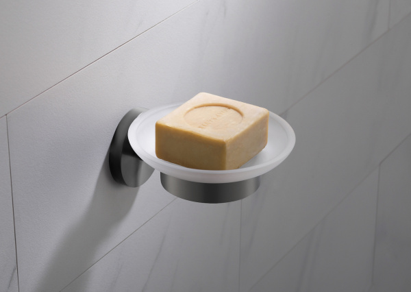 Мыльница Timo Saona 13021/18 черное золото фото