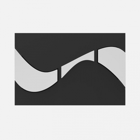 Смывная клавиша Sanit HELA 16.736.00..0016 черный/клавиши хром фото