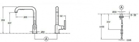 Смеситель для кухни Jacob Delafon Purist 7505D-CP фото