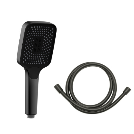 Душевая система скрытого монтажа с термостатом Vincea Inspire VSFW-321MT1MB черная матовая фото