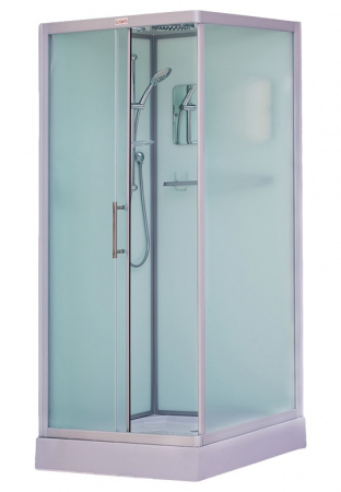 Душевая кабина Esbano ESKB108CKR (со стеклянной крышей) 100х80 фото