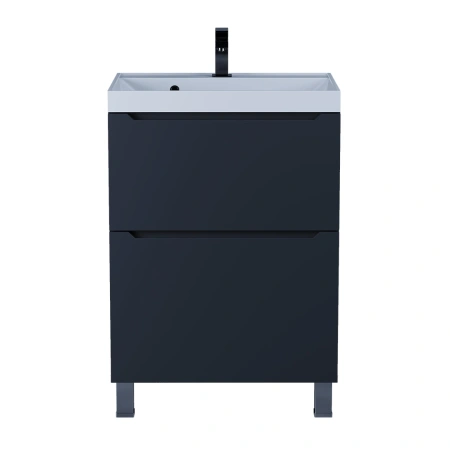 Тумба под раковину напольная Uperwood Tanos 60 291120331 черная матовая фото