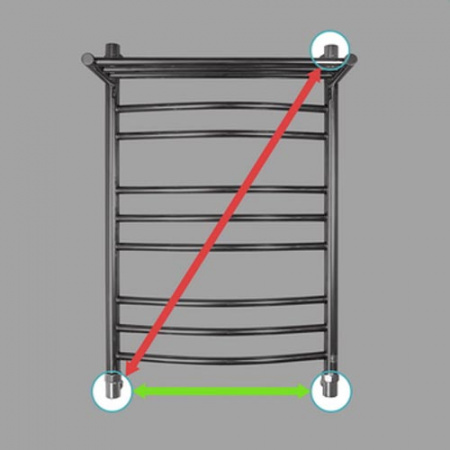 Водяной полотенцесушитель Energy Prestige Modus 80x40 EWTRPRESM0804000000 фото