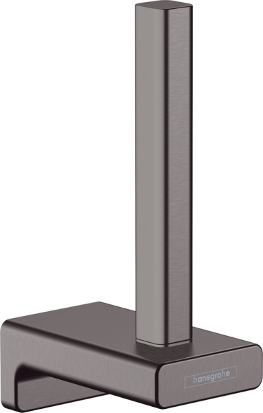 Держатель запасного рулона туалетной бумаги Hansgrohe AddStoris 41756340 хром черный шлифованный фото