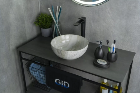 Накладная раковина GID MNC487 32х32 фото