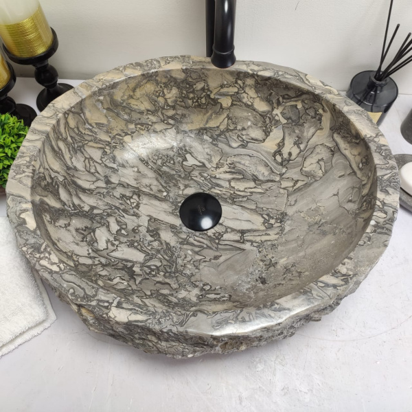 Накладная раковина из мрамора Erozy Doreng EM-00732 (50*42*15см) фото