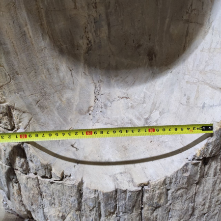 Раковина напольная из окаменелого дерева ODN-01499 (68*55*90) фото