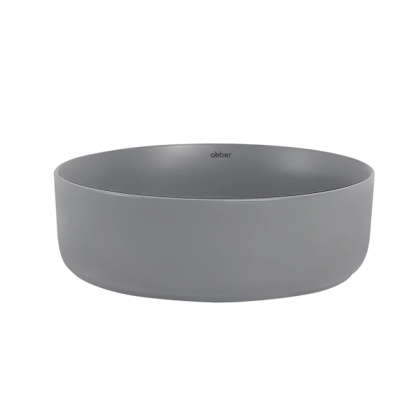 Накладная раковина Abber Bequem AC2108MG 36x36 серая матовая фото