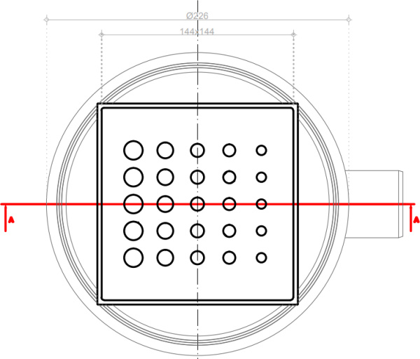 Душевой трап Pestan Confluo Standard Drops 1 фото
