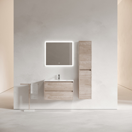 Тумба под раковину Sancos Libra LB80EG дуб галифакс натуральный фото