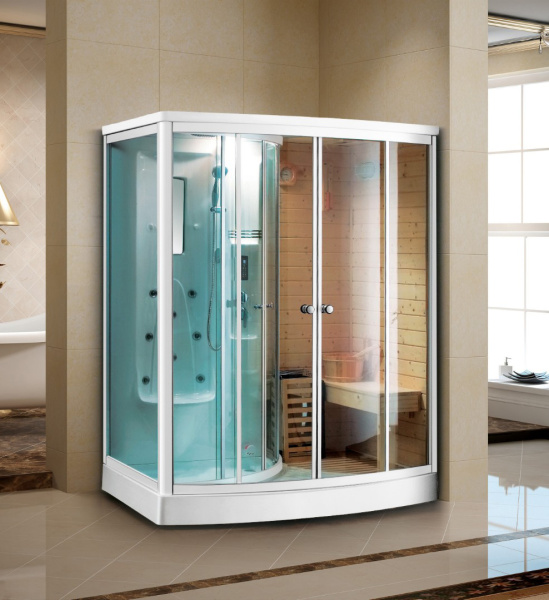 Душевая кабина с сауной Cerutti SPA Lesina CT8342 165x110 фото