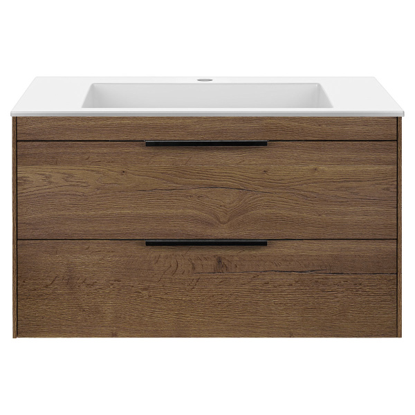 Тумба под раковину Vincea Chiara 2D VMC-2C2800TO T.Oak 80 см фото