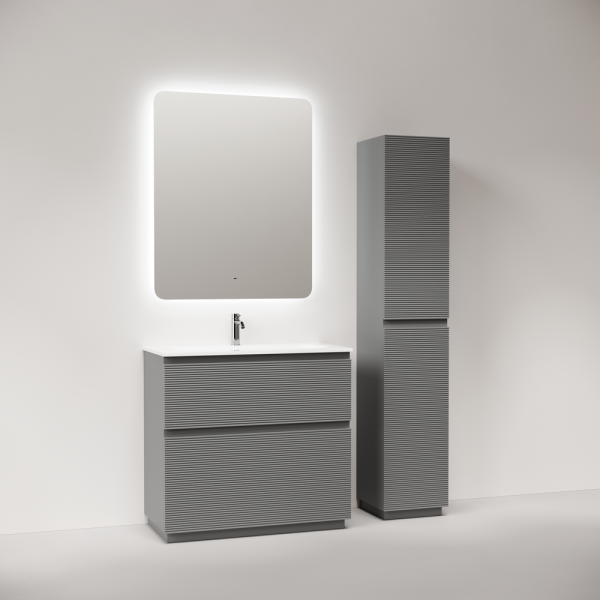 Тумба под раковину Sancos Folk Floor FL90FES Ergraut soft фото