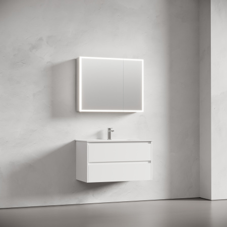 Зеркало-шкаф с подсветкой Sancos Evoke SC8090 90x70 фото