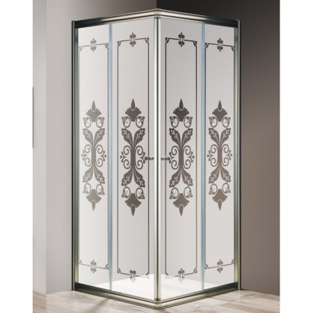 Душевой уголок Cezares Giubileo GIUBILEO-A-2-90-SCORREVOLE-PP-Cr 90х90 фото