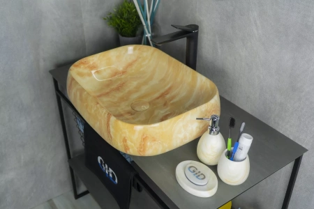 Накладная раковина GID MNC185 56х42 фото