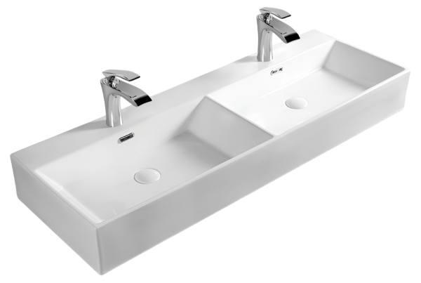 Двойная раковина SantiLine SL-2114 120x42 фото