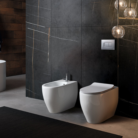 Унитаз приставной безободковый Kerasan Flo 310901 фото