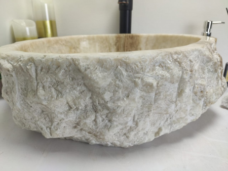 Накладная раковина из оникса Indo Erozy Бавиан EO-00047 фото