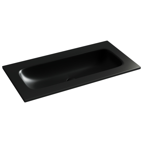 Раковина Ceramica Nova Grace CN7019MBWx 91x45 черная матовая фото