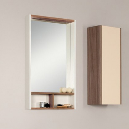 Зеркало-шкаф Акватон Йорк 50 1A170002YOAT0 бежевый/джарра фото