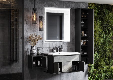 Зеркало с подсветкой и подогревом Акватон Уэльс 80 1A214002WA010 80x90 фото