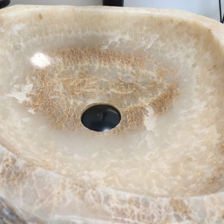 Накладная раковина из оникса Erozy BL EO-00665 (43*40*15см) фото