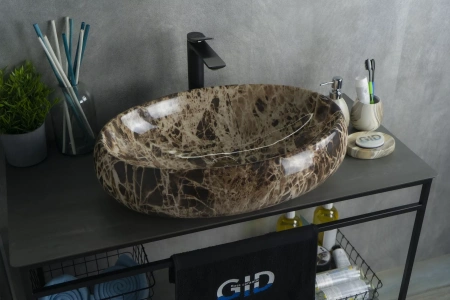 Накладная раковина GID MNC168 59х40 фото