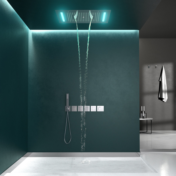 Душевая система встроенная с термостатом Timo Petruma SX-5229/00SM Хром фото