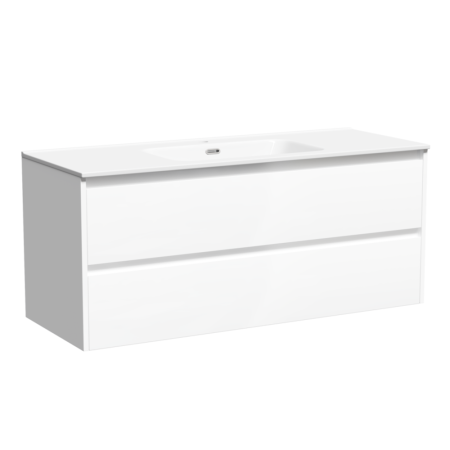 Тумба под раковину Sancos Libra LB120-1W белая фото