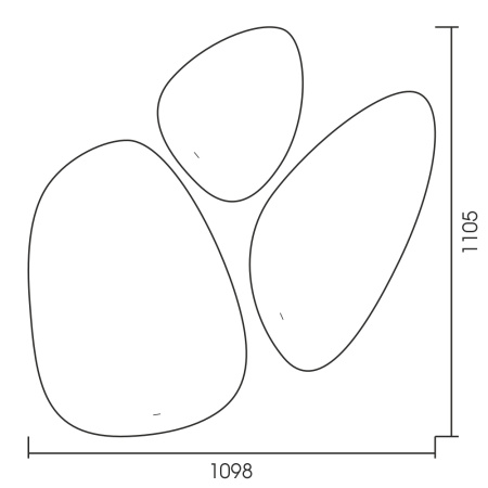Зеркало с подсветкой Abber Teil AG6503S фото