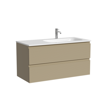 Тумба под раковину Sancos Folk FL100RCP капучино фото