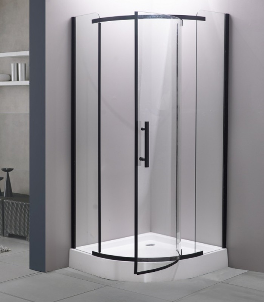 Душевой уголок Esbano ESUGD7015B 90x90 черный матовый фото