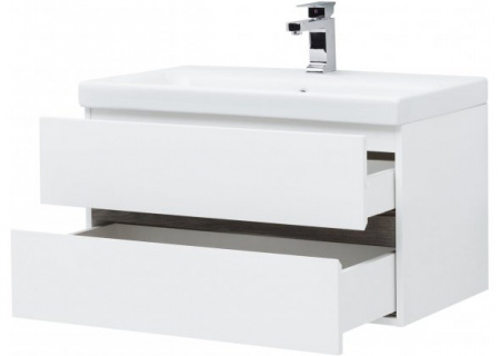 Тумба с раковиной Aquanet Беркли 80 00254290 + 00246880 фото