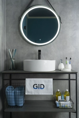 Накладная раковина GID 9008В 46х46 фото